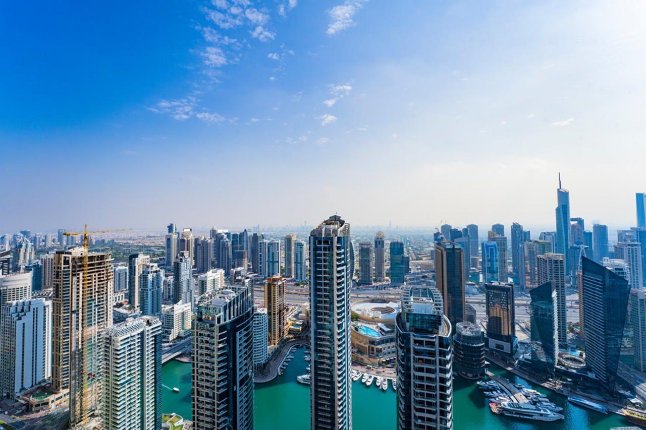 Blue Beach Tower The Walk Jbr Dubaj Kültér fotó